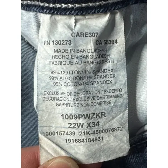 Wrangler Retro Women's Bootcut Blue Denim Jeans - Size 22Wx32 (41x34) - Picture 5 of 5